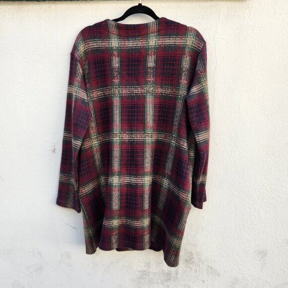 UNIF Nevermind Duster in Plaid - Picture 7 of 12